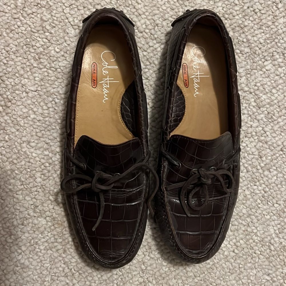 Vintage Nike Air Cole Han driving loafers